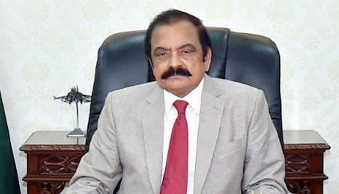 Advisor to the Prime Minister on Political and Public Affairs Rana Sanaullah. — Radio Pakistan/File