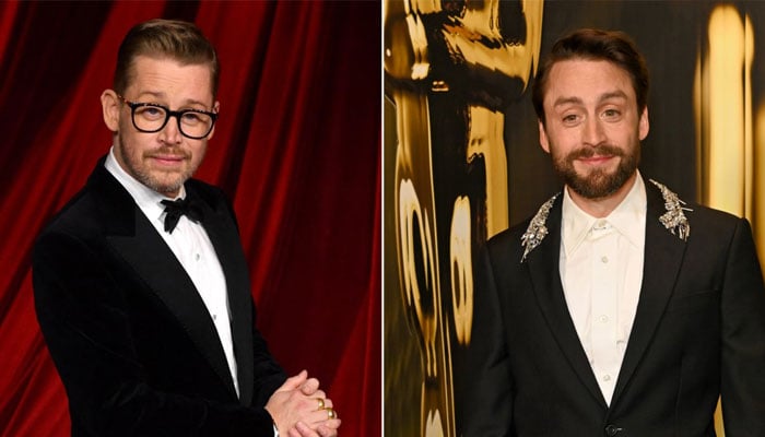 Macaulay Culkin gets emotional as brother Kieran wins his first Oscar