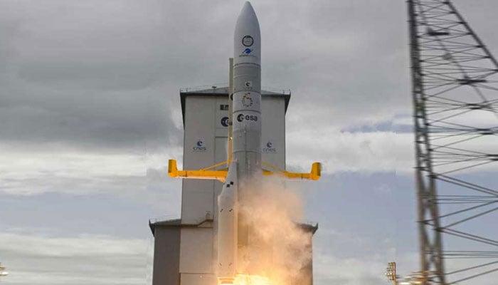 Europes Ariane 6 rocket takes off, in Kourou, French Guiana, July 9, 2024. — Reuters