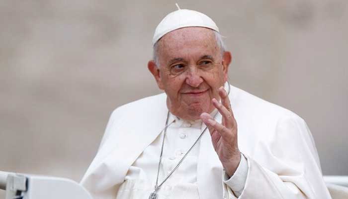 Pope Francis waves as he arrives for the weekly general audience in St Peters Square at the Vatican, November 9, 2022. — Reuters