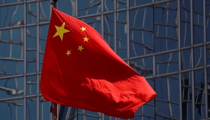 The Chinese national flag is seen in Beijing, China April 29, 2020. — Reuters