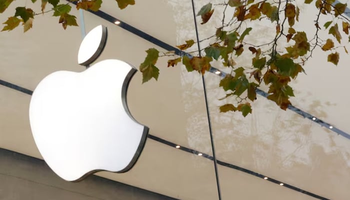 The Apple Inc logo is seen at the entrance to the Apple store in Brussels, Belgium November 28, 2022. — Reuters