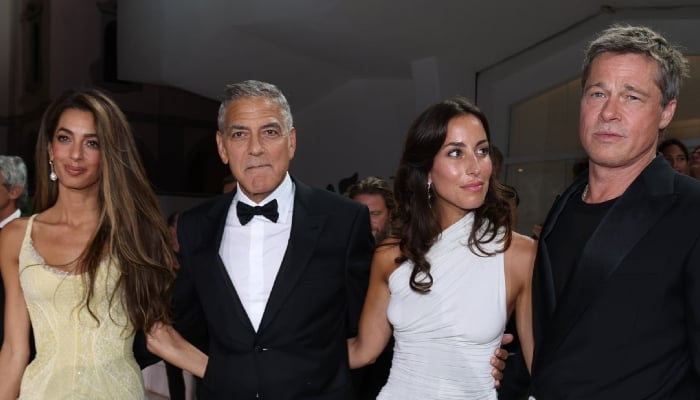 Photo: Brad Pitt, George Clooneys bond did not impress Amal: Report