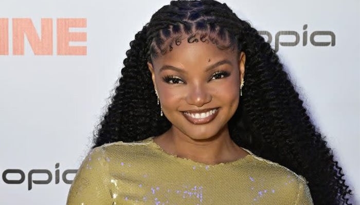 Halle Bailey shares sweet Little Mermaid moment with her son Halo