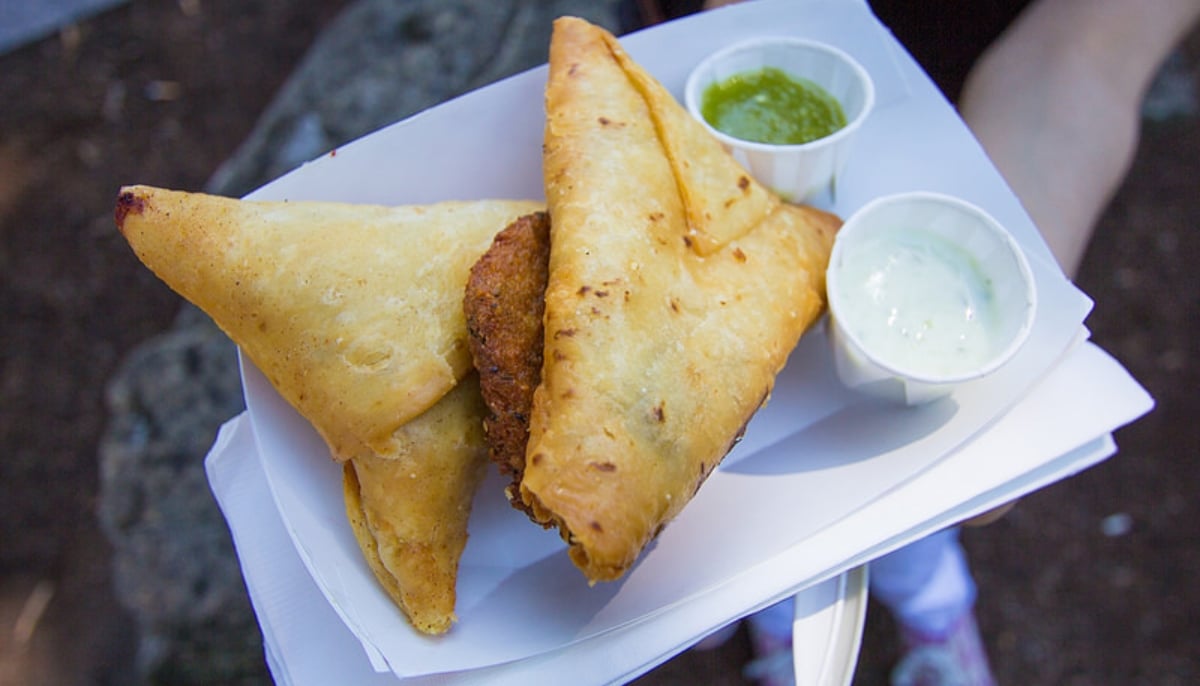 A photograph of the sambousa prepared in Djibouti. — Food Touring