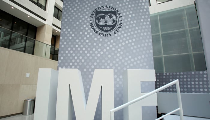 International Monetary Fund logo is seen inside the headquarters in Washington, US, October 9, 2016. — Reuters