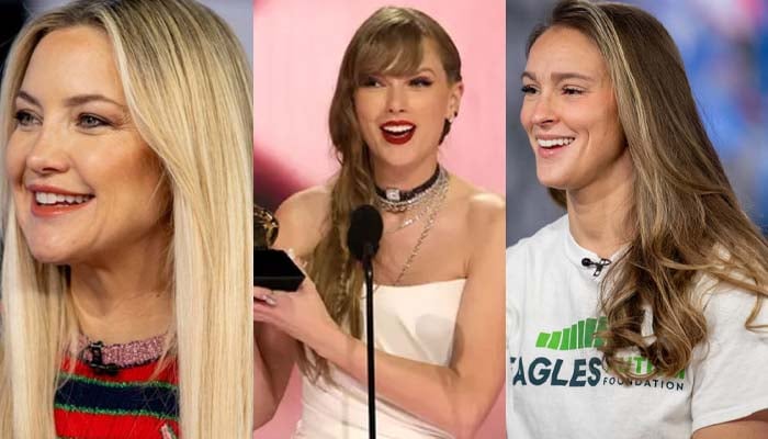 Taylor Swift gets major praise from Kate Hudson, Kylie Kelce