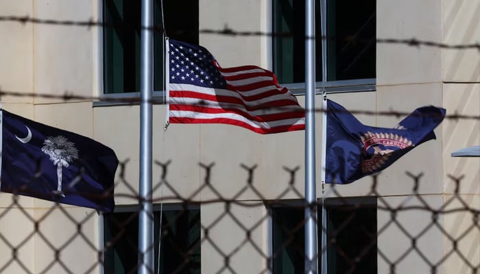 The South Carolina Department of Corrections (SCDC) headquarters is seen behind barbed wire fence, where death row inmate Brad Sigmon, 67, will be executed on Friday by firing squad method, at the Broad River Correctional Institution in Columbia, South Carolina, US on March 6, 2025. — Reuters