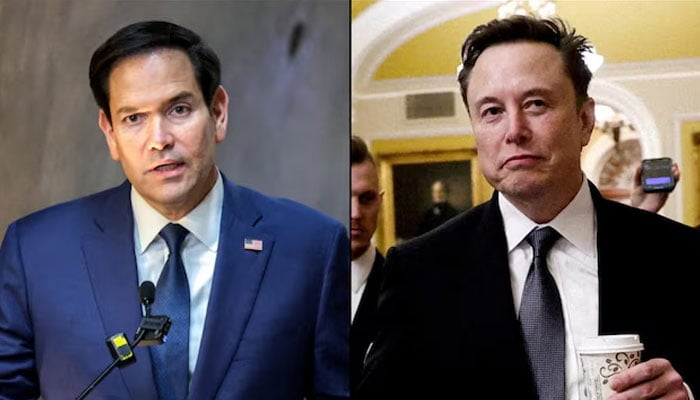 US Secretary of State Marco Rubio (left) and US President Trumps senior adviser, Elon Musk. — Reuters/File