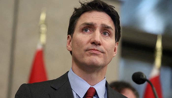 Canadas Prime Minister Justin Trudeau looks on during a press conference while responding to US President Donald Trumps orders to impose 25% tariffs on Canadian imports, in Ottawa, Ontario, Canada February 1, 2025. — Reuters