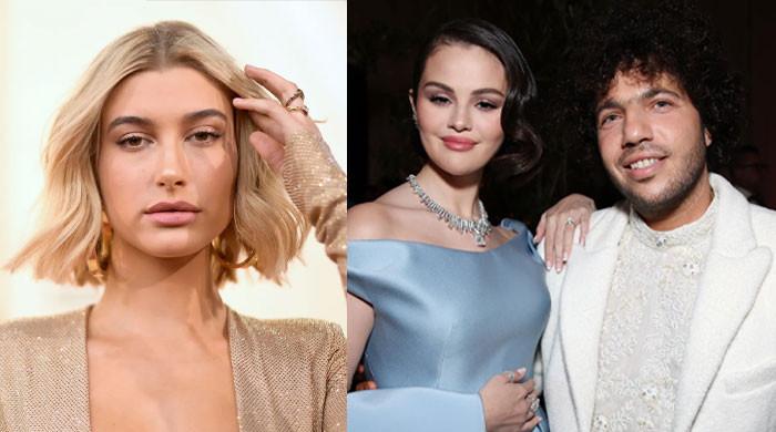 Hailey Bieber ‘likes’ post trolling husband’s ex Selena Gomez, fiance Benny Blanco