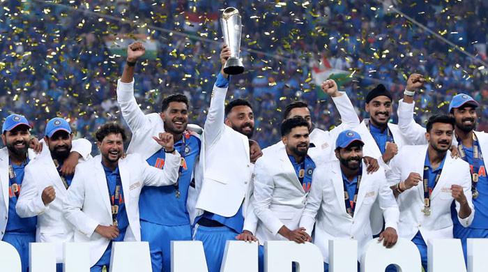 India clinch Champions Trophy for record 3rd time after thumping New Zealand in Pakistan-hosted mega event 