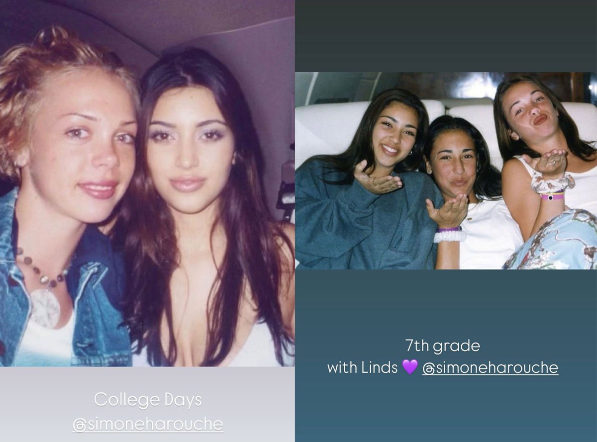 Kim Kardashian shares rare throwbacks with childhood friend