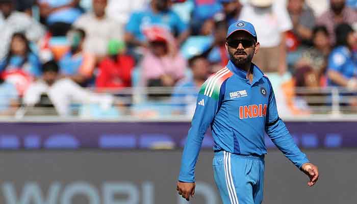 Indias Virat Kohli during fielding in ICC Mens Champions Trophy semi final  against Australia in Dubai International Stadium, Dubai, United Arab Emirates, March 4, 2025. — Reuters