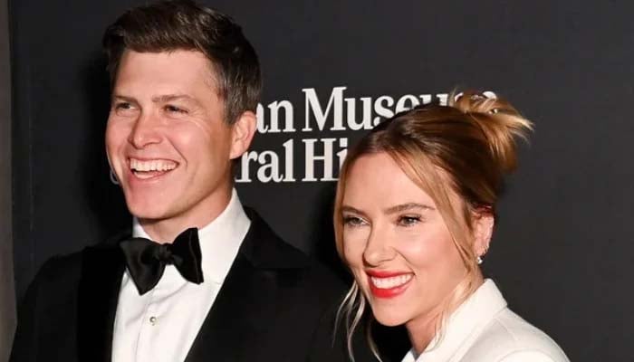 Colin Jost roasted for earning less than wife Scarlett Johansson