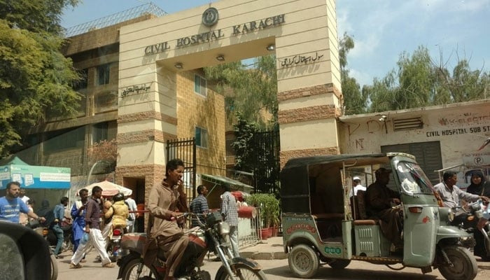 The Civil Hospital Karachi (CHK) in Karachi. — APP/File