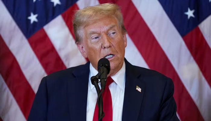 US President Donald Trump speaks to the press at Trump Tower in New York City, US, September 26, 2024. — Reuters