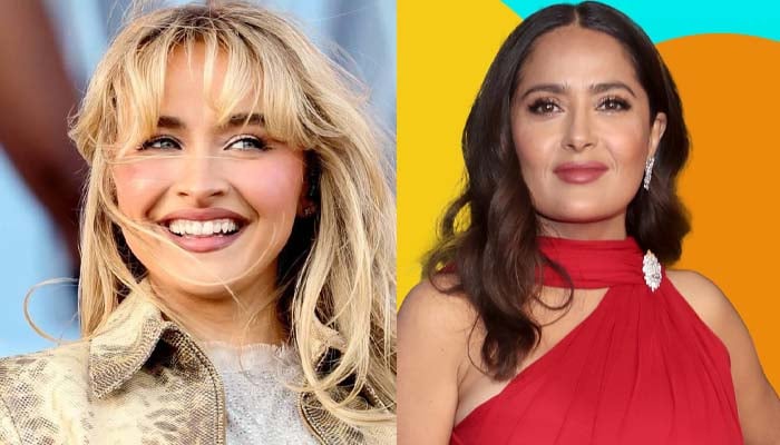 Sabrina Carpenter says she was destined to meet Salma Hayek in fun moment