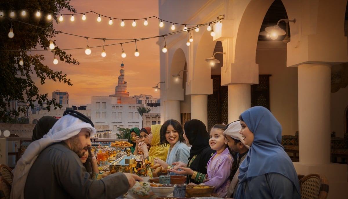 A family in Qatar breaks fast during iftar time. — Visit Qatar/File