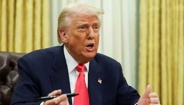 U.S. President Donald Trump speaks in the Oval Office, on the day he signs executive orders, at the White House in Washington, DC, US March 6, 2025. — Reuters