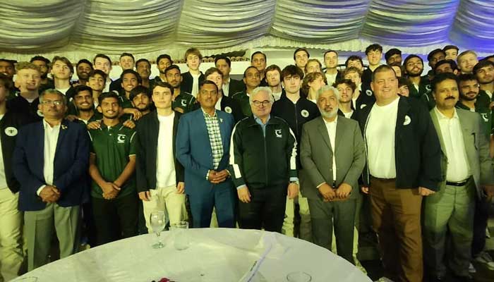 The German team's round in Pakistan is seen as a positive step for the development of hockey in the country. Correspondent