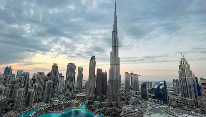 A general view of Dubai Downtown showing worlds tallest building Burj Al Khalifa, in Dubai United Arab Emirates, December 31, 2022. — Reuters