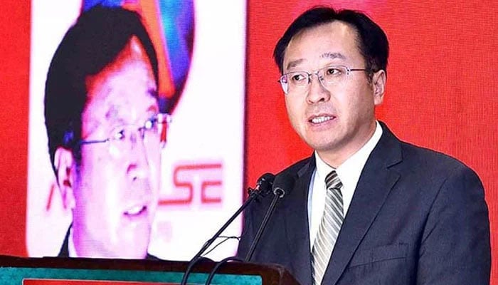 Chinese Consul General in Karachi Yang Yundong addresses an event. — APP/File