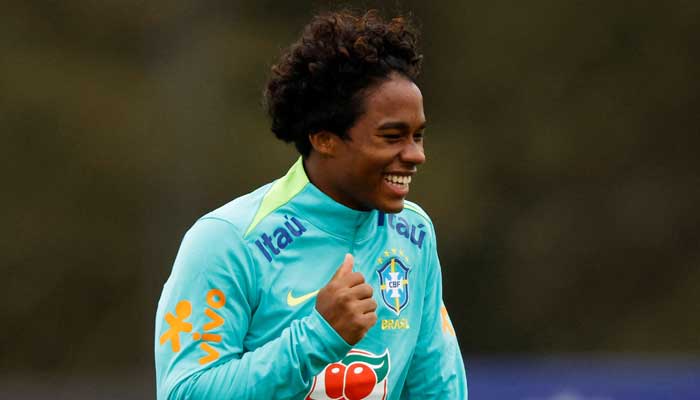 Brazil Andreck during the training of the World Cup qualifiers in South America at the Kajo Training Center, Curitiba, Brazil on September 5, 2024 - Reuters