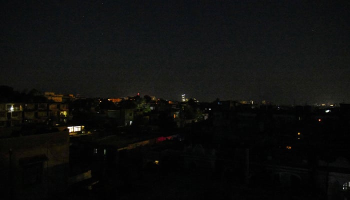 A view of a residential neighborhood during a national electrical grid collapse, in Havana, Cuba, March 14, 2025. — Reuters