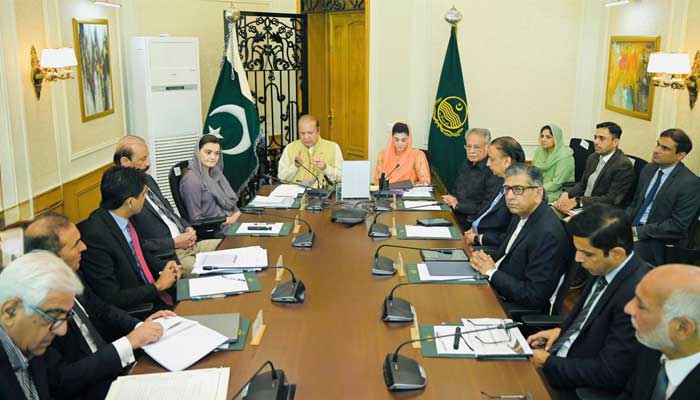 Pakistan Muslim League-Nawaz President and Punjab Chief Minister Maryam Nawaz jointly chair meeting on restoration and preservation of heritage of Lahore, Lahore, Punjab, March 16, 2025. — Punjab PRO