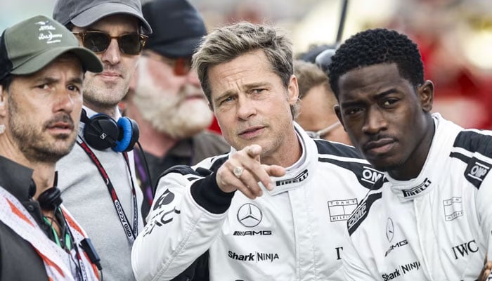 Did Brad Pitt drive real race cars in F1?