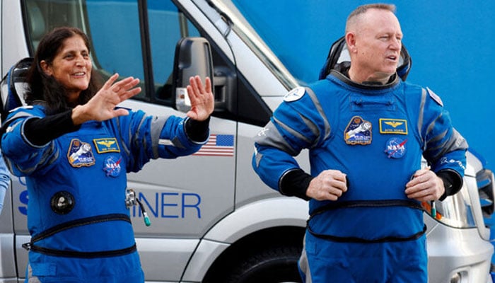 An undated image of Nasa astronauts Sunita Williams (right) and Butch Wilmore. — Reuters/File