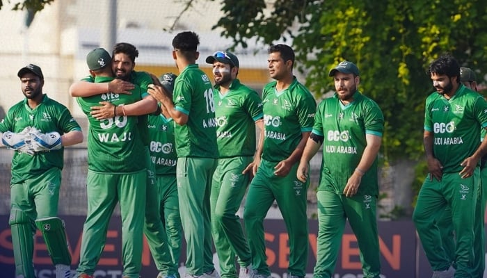 The players of the Saudi cricket team. - Facebook/ @Cricketsaudi/ File