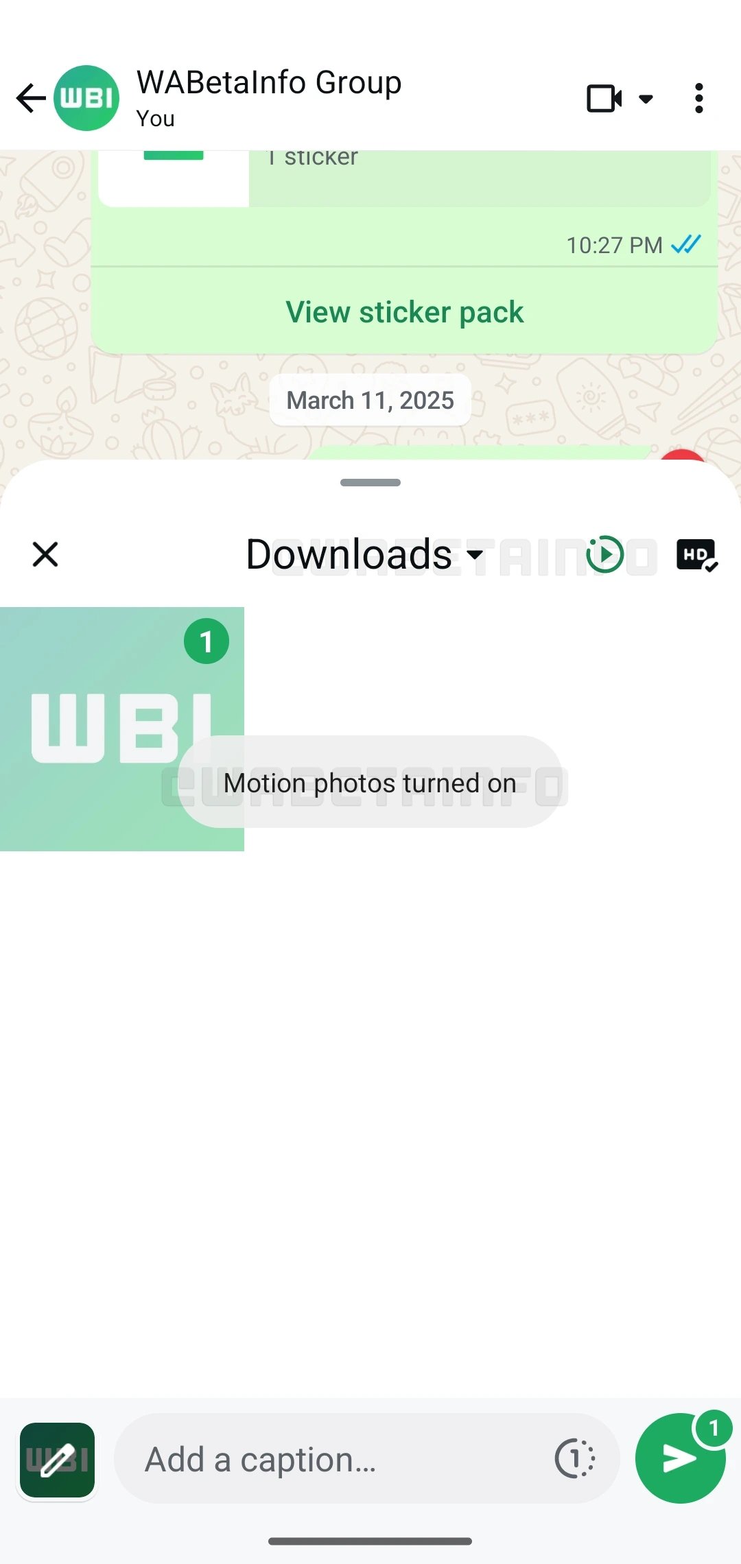 This screengrab shows the upcoming WhatsApp feature. — WABetaInfo