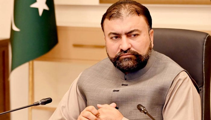 Balochistan CM Sarfraz Bugti chairs a meeting on March 24, 2025. — Facebook@DprGoB