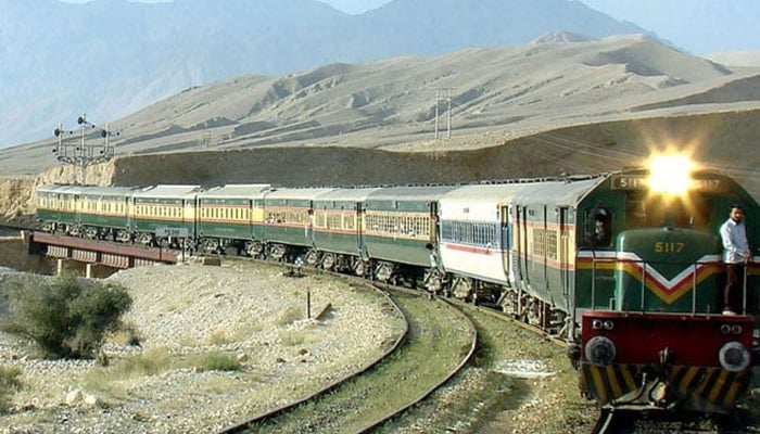 Representational image of a Pakistan Railways passenger train. — APP/File